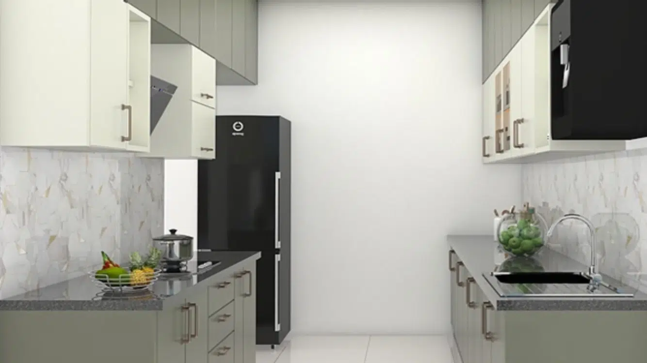 Parallel modular kitchen