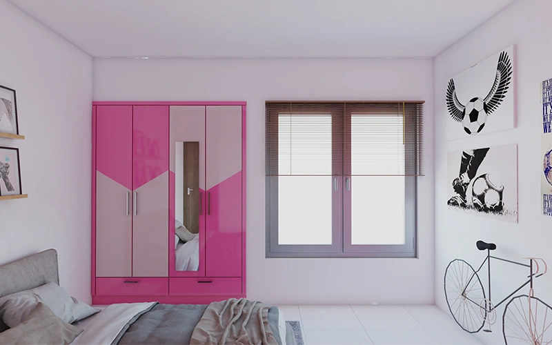 girls cute pink kid bedroom